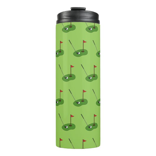 Bouteilles Isothermes Trou de golf avec Motif Drapeau (Devant)