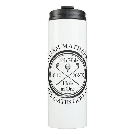 Bouteilles Isothermes Trou en un classique Golf personnalisé (Devant)