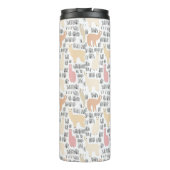 Bouteilles Isothermes Troupeau de motif d'alpaga (Dos)