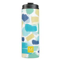 Trucs de peinture colorés et Monogramme