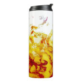 Bouteilles Isothermes True Flames yellow black red orange fire (Tourné sur la gauche)