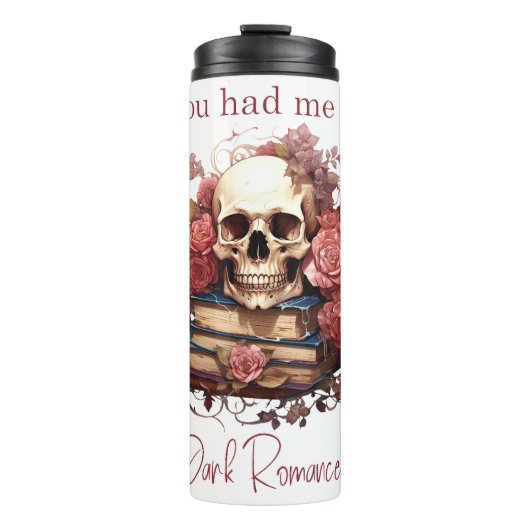 Bouteilles Isothermes Tu m'as eu avec Dark Romance (Devant)