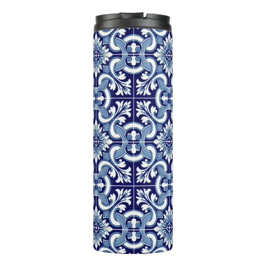 Bouteilles Isothermes Tuile bleue portugaise (Dos)