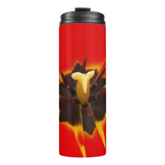 Bouteilles Isothermes tulipe jaune rouge (Devant)