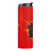Bouteilles Isothermes tulipe jaune rouge (Tourné sur la gauche)