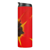 Bouteilles Isothermes tulipe jaune rouge (Tourné sur la droite)