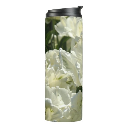 Bouteilles Isothermes Tulipes blanches (Tourné sur la gauche)