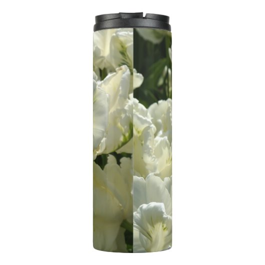 Bouteilles Isothermes Tulipes blanches (Dos)