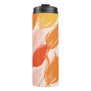 Bouteilles Isothermes Tulipes diagonales : Conception de couleurs claire