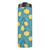 Bouteilles Isothermes Tulipes en bleu et jaune (Devant)