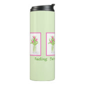 Bouteilles Isothermes Tulips Handpainted Watercolor PERSONALIZE Gardener (Tourné sur la gauche)