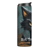 Bouteilles Isothermes Tumbler avec drôle de design de chat (Tourné sur la gauche)