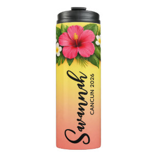 Bouteilles Isothermes Tumbler de vacances personnalisé, Tumbler de tasse