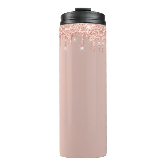 Bouteilles Isothermes Tumbler en acier inoxydable or rose 20oz (Devant)
