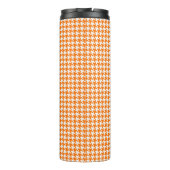 Bouteilles Isothermes Tumbler en terrier écossais, Houndstooth orange (Dos)