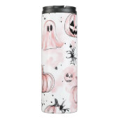 Bouteilles Isothermes Tumbler Halloween Fantôme rose (Dos)