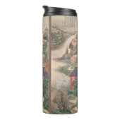 Bouteilles Isothermes Tumbler japonais Art (Tourné sur la droite)