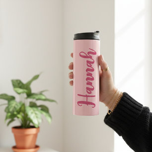 Bouteilles Isothermes Tumbler Rose Foncé pour Demoiselles d'Honneur de l