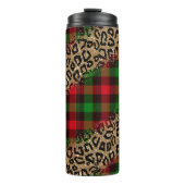 Bouteilles Isothermes Tumbler Sublimation Designs buffalo plaid Xmas (Devant)
