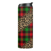 Bouteilles Isothermes Tumbler Sublimation Designs buffalo plaid Xmas (Tourné sur la gauche)