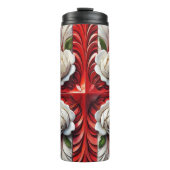 Bouteilles Isothermes Tumbler thermique avec design Rose anglais (Devant)