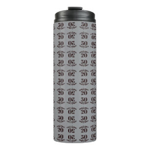 Bouteilles Isothermes Tumbler Thermique Élégant 50 Ans & Félicitations