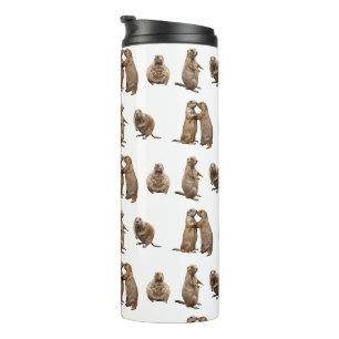 Bouteilles Isothermes Tumbler Thermique Frénésie de Chiens de Prairie (c