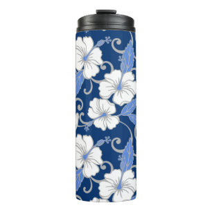 BOUTEILLES ISOTHERMES TUMBLER THERMIQUE POLYNÉSIEN (BLEU)