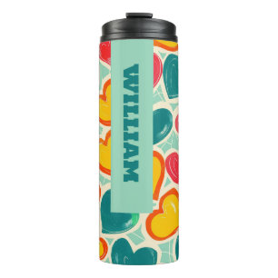 Bouteilles Isothermes Tumbler Thermique Rétro Pop Cœur Amour