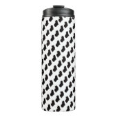 Bouteilles Isothermes Tumbler Thermique Silhouette de cochon de Guinée (Devant)