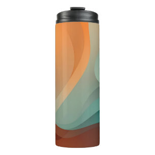 Bouteilles Isothermes Tumbler Thermique Vagues de Couleur