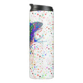 Bouteilles Isothermes Tumbler thermo-plaquette papillon (Tourné sur la droite)