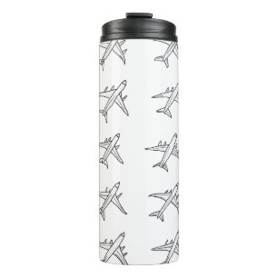 Bouteilles Isothermes Tumblers à motif d'avion