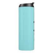 Bouteilles Isothermes Tumblers de nom rétro gras simples (Tourné sur la gauche)