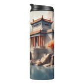 Bouteilles Isothermes Tumblers - Serene Ancient Temple by the River (Tourné sur la droite)