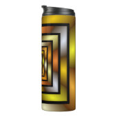 Bouteilles Isothermes Tunnel lumineux coloré Trippy Fractal Graphisme (Tourné sur la droite)