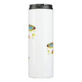 Bouteilles Isothermes Turquoise éclaboussure de libellule (Dos)