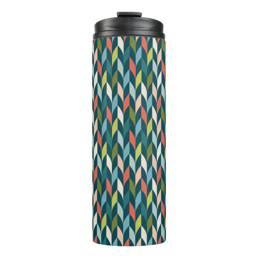 Bouteilles Isothermes Turquoise et Motif corallien moderne du milieu du  (Devant)