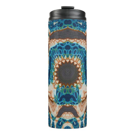 Bouteilles Isothermes Turquoise Gold Sun Southwestern Art (Devant)
