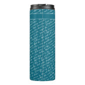 Bouteilles Isothermes Turquoise Jane Austen Pride Préjugés Netherfield B (Dos)