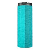 Bouteilles Isothermes Turquoise leather skin texture skin (Dos)