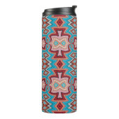 Bouteilles Isothermes Turquoise Multi Southwest Inspired Shapes (Tourné sur la gauche)