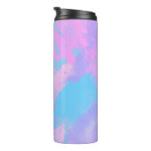 Bouteilles Isothermes Turquoise rose Abstrait (Tourné sur la droite)