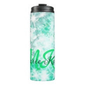 Bouteilles Isothermes Turquoise turquoise agate aqua monogramme ajouter  (Devant)