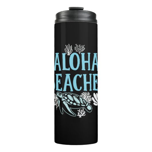 Bouteilles Isothermes Turtle Lover | Aloha Beaches (Devant)