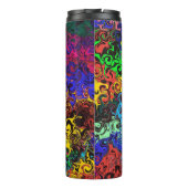 Bouteilles Isothermes Twirlers colorés Abstraits / (Dos)