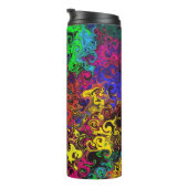 Bouteilles Isothermes Twirlers colorés Abstraits / (Tourné sur la droite)