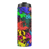 Bouteilles Isothermes Twirls colorés Abstraits / (Devant)