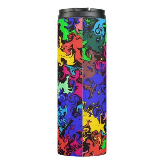 Bouteilles Isothermes Twirls colorés Abstraits / (Dos)