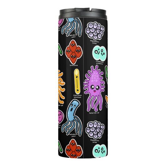 Bouteilles Isothermes Types De Bactéries (Dos)